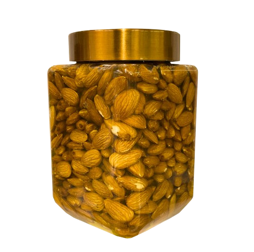 لوز مع عسل السدر الجبلي الفاخر